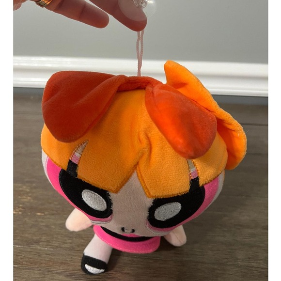 VTG 2000's Cartoon Network The Powerpuff Girls Blossom Stuffed Plush Car Suction - Picture 4 of 5